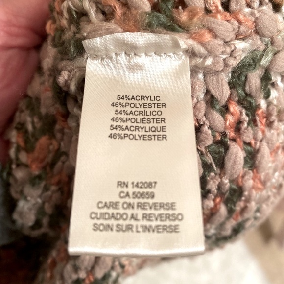 SIMPLY NOELLE Women’s L/S Sweater Color Jacket Fringe Bottom Size S/M (8-10) NEW - Picture 15 of 16